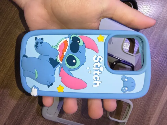 Capinha iPhone, silicone Stich, para iPhone 14, 14 pro, 15 e 15 pro, para vender rápido!