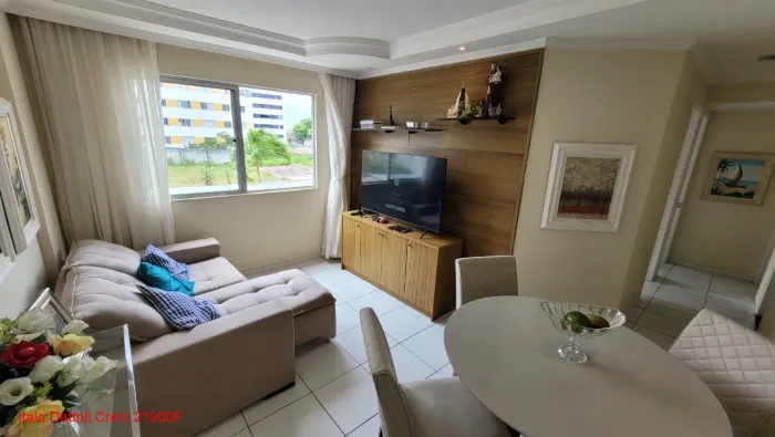 Apartamento 3/4, sendo 1 suíte, condomínio com infraestrutura, Narandiba, Salvador, BA.