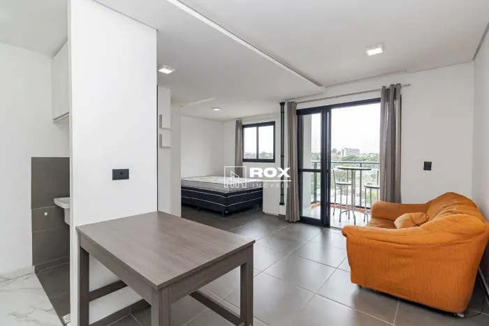 Studio mobiliado com 1 quarto para alugar, 35 m² por R$ 2.500/mês - Prado Velho, Curitiba/