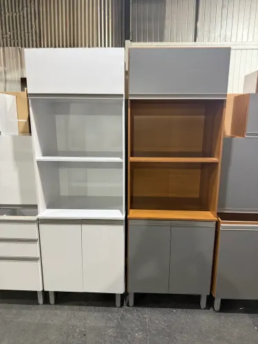 Armário de cozinha torre - 2 cores disponíveis
