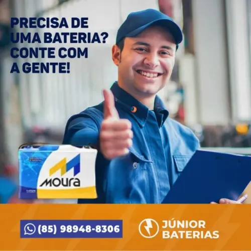 Bateria 50 amperes moura onix em oferta