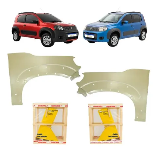 Par Paralama Uno Evo Way 2011 2012 A 2014