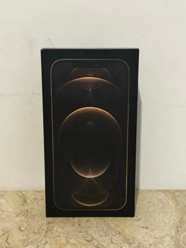 Caixa Iphone 12 Pro Max Dourado - Apple Original