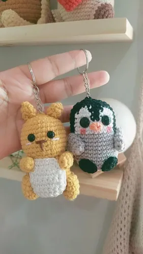 Chaveiro Amigurumi/ Crochê