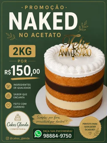 Naked no acetato