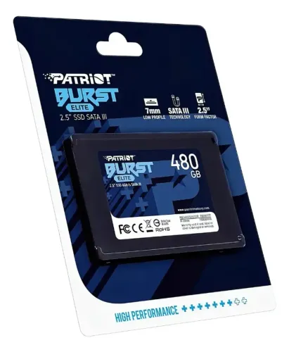 Ssd Patriot Burst Elite Sata 480gb - Pbe480gs25ssdr