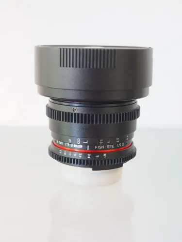 Lente Cine Fisheye 8mm T3.9