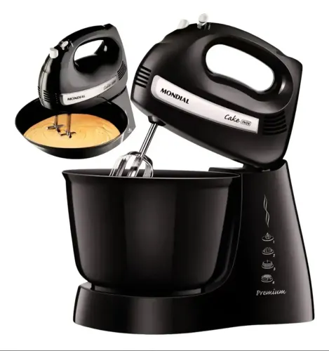 Super Batedeira Cakebolos Massas Turbo 500w Premium Mondial