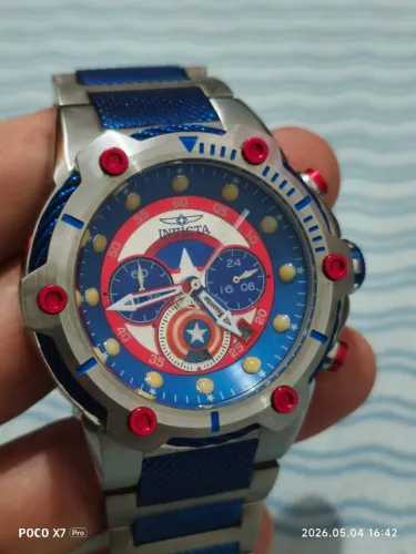 Relógio invicta Marvel funcionando perfeitamente 