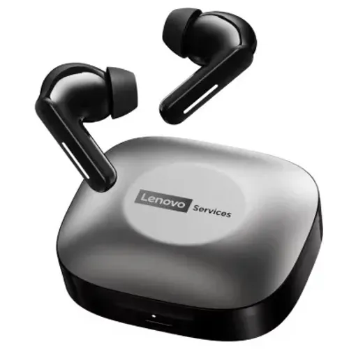 Fone de Ouvido Lenovo LE209 - Bluetooth, Cancelamento de Ruído ANC, Som Estéreo Hi-Fi, Lon