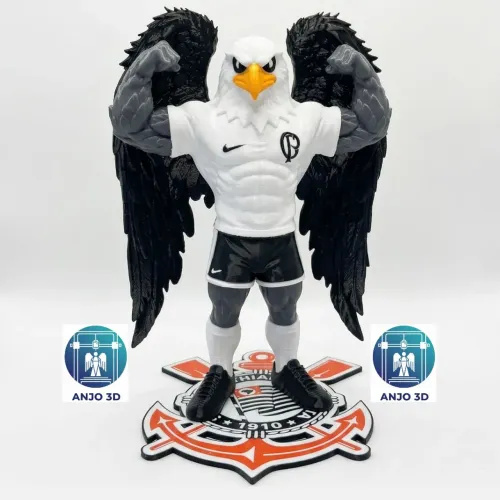 Mascote 3D Corinthians - águia