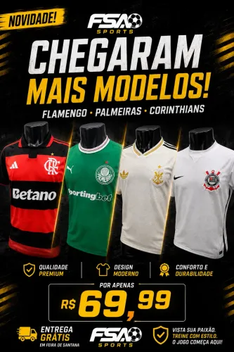 Camisas de time premium