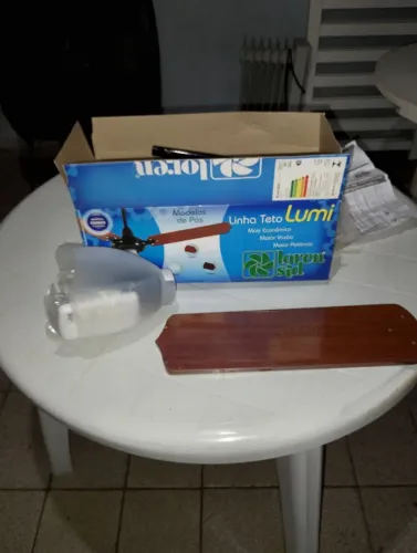 Ventilador de teto Lumi , 3 pás e uma Tulipa!