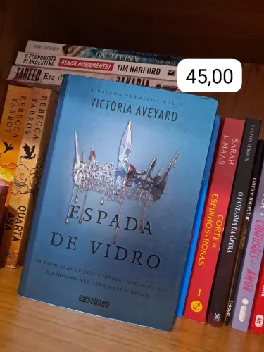 Livros= (acotar e espada de vidro)