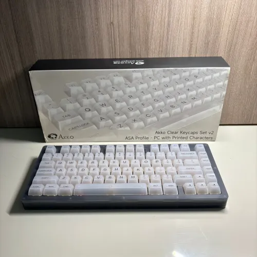 Teclado mecânico  Akko Acr75 kit completo sem detalhes pouco usado