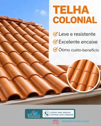 TELHA DE PVC COLONIAL