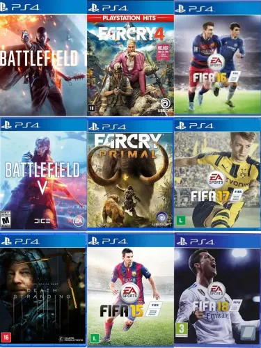 Vendo jogos de Playstation 4, valores na descrição abaixo: