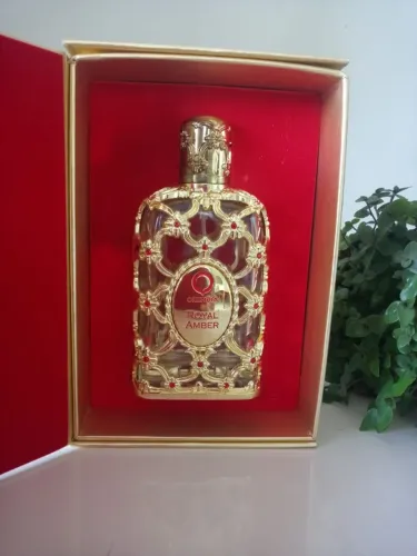 Perfume Árabe Royal Amber- frasco vazio para colecionadores