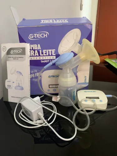 Bomba Tira Leite Elétrica G-Tech Smart LCD - Completa e Conservada