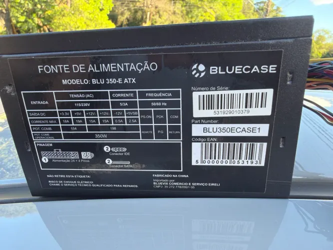 Fonte atx 350w real