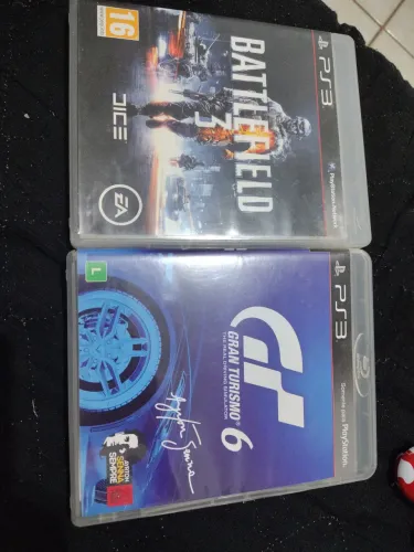Vendo ou troco jogo ps3 Battlefield 3 + Gran turismo 6 por jogo de futebol para ps3