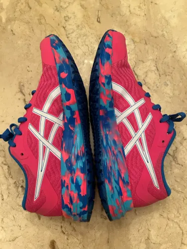 Tênis Asics Noosa Tri - Rosa e Azul (Excelente Estado) Tamanho 38
