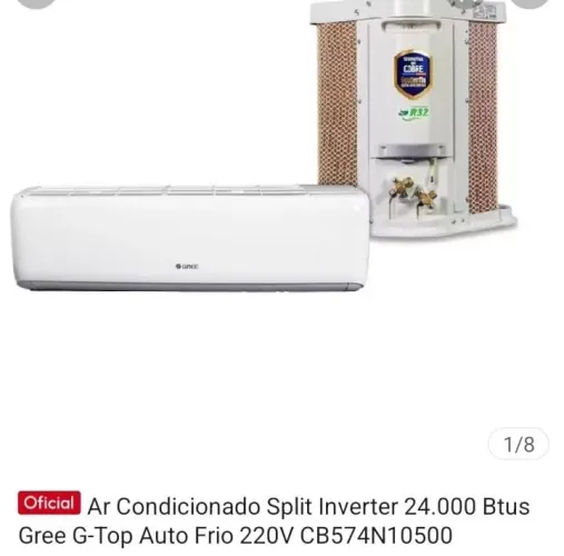 Ar Condicionado 24.000btus Gree NOVO