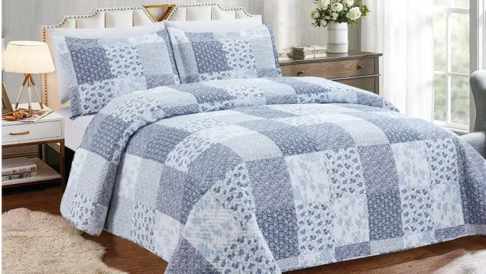 Colcha de cama Realce