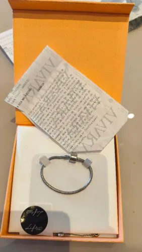 Pulseira Vivara prata 925, caixa e garantia, número 15.
