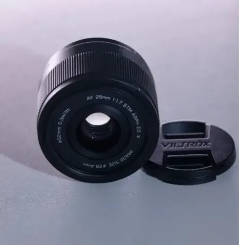 lente viltrox 25mm 1.7