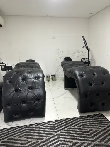Maca de couro preta