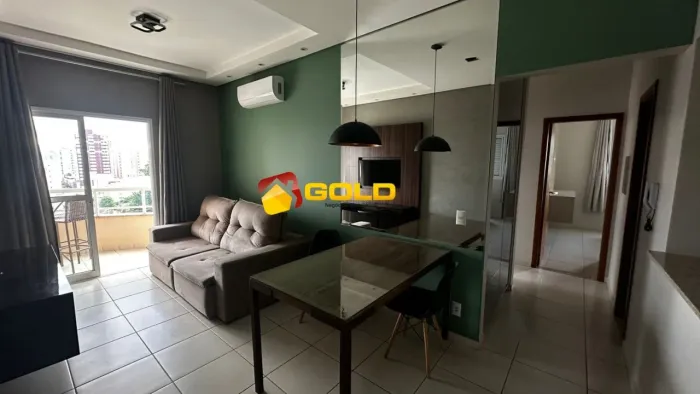 Apartamento Mobiliado para Locação em Uberlândia, Saraiva, 3 dormitórios, 1 suíte, 2 banhe