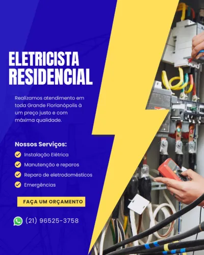 Eletricista - Grande Florianópolis