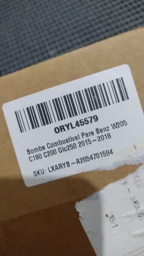 Bomba de combustível , para Benz w250 ,c180 ,c200,glc250 / 2015-2018
