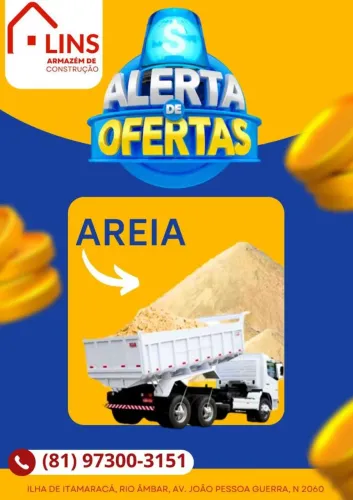 Areia na promoção