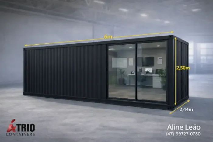 Container Loja Modular Personalizado 6 Metros