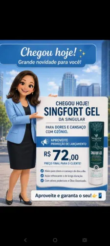 Gel Massagem com Ozônio 