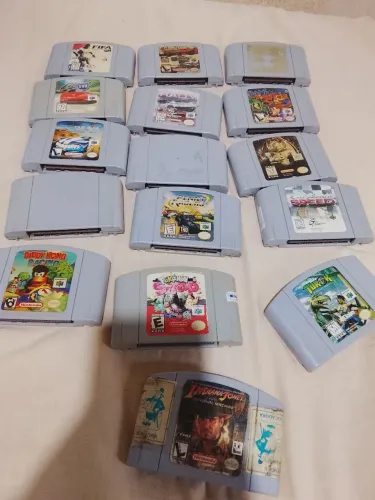 Lote 16 cartuchos Nintendo 64 