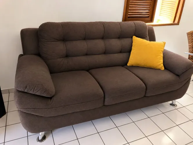 ? SOFÁ 3 LUGARES - CONFORTO, ESPAÇO E ELEGÂNCIA! ?