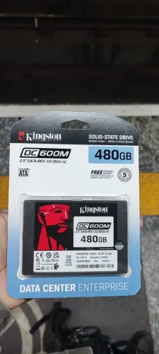 Ssd Servidor e Data Center Kingston 480gb Sata 6gbps Dc600m Enterprise Lacrado