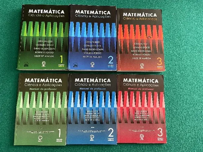Coleção Matemática Ciência e Aplicações - Iezzi (Vols 1, 2 e 3) + Manuais do Professor