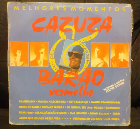 Vinil Cazuza & Barã Vermelho - Melhores Momentos (1989) (Disco, LP)