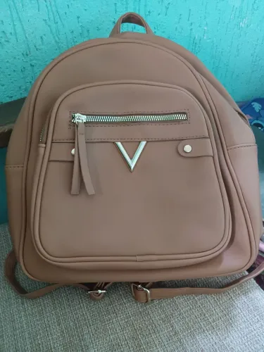 Mochila de couro sintético