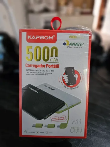 CARREGADOR PORTÁTIL 5000MAH