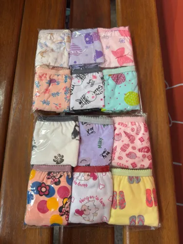 Kit calcinhas infantil