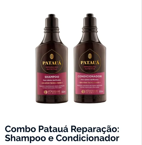 Combo Patuá reparação Shampoo e Condicionador