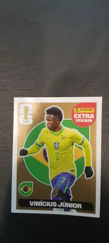 Figurinha Ouro Vinícius Júnior - Copa do Mundo 2026 Panini