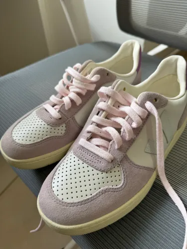 Tênis Feminino V-10 Chromefree Petale Sahar Off White Veja