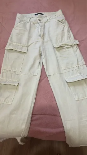 calça cargo renner bege 
