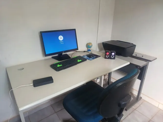 Computador Completo e Impressora Hp 